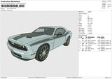 Car 210525 Embroidery File 6 size