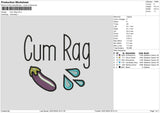 Cumrag Embroidery File 6 sizes