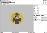 Georgecircle Embroidery File 6 sizes