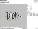Dior Flower  Embroidery
