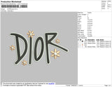 Dior Flower  Embroidery