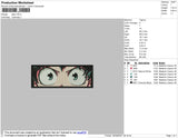 Deku Rectangle Embroidery