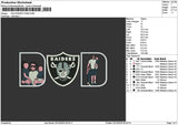 Dad Photoflat 1810 Embroidery File 6 sizes