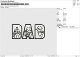DAD_PHOTOLINE 070624-A Embroidery File 6 size