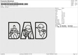 DAD_PHOTOLINE 070624-A Embroidery File 6 size
