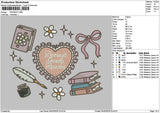 Dearesticons Embroidery File 6 sizes