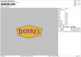 Denny's Embroidery File 4 size