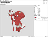 devil v2 Embroidery