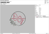 Dg Logo Embroidery File 6 sizes