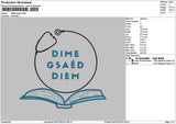 Dimecircle Embroidery File 6 sizes