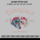 Dland Stitch 2201 Embroidery File 6 sizes