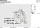 DOECHII THE DON Embroidery File 6 size
