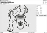DOG 051023 Embroidery File 6 sizes