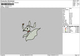 Ghost0103 Embroidery File 6 sizes