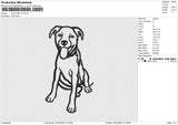 Dog Line v2 Embroidery