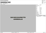 Do No Harm Embroidery File 6 sizes