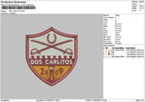 Carlitostext Embroidery File 6 sizes