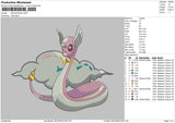 Dragonair Embroidery File 6 sizes
