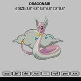 Dragonair Embroidery File 6 sizes