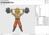 DRAGON Ball Gym Embroidery File 6 sizes