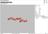 Dynamic Star Embroidery File 6 sizes