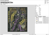 Dark Megician Embroidery File 6 sizes