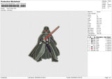 Robot 3024 Embroidery File 6 sizes