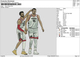 Players 0204 Embroidery File 6 sizes