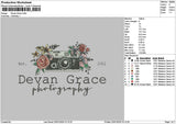 Devantext Embroidery File 6 sizes