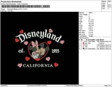 Dland Mickeylove V2 Embroidery File 6 sizes