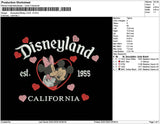 Dland Mickeylove V2 Embroidery File 6 sizes