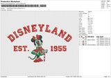 Disneyland minnie chritmas Embroidery