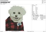 Dog 030326 State Embroidery File 6 size