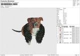 Dog wings Embroidery