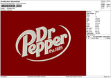 Peppertext 01 Embroidery File 6 sizes