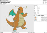 Dragonite Embroidery