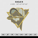 EAGLE B Embroidery