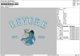 Eeyore2201 Embroidery File 6 sizes