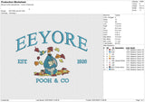 EEYORE Autumn Embroidery File 6 size
