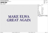 ELWA Embroidery File 6 size