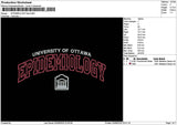 Epidemiologytext v2 Embroidery File 6 sizes