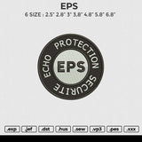 EPS Embroidery File 6 size