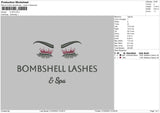 E Spa Embroidery File 6 sizes