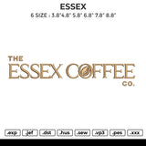 ESSEX Embroidery File 6 sizes