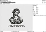 EVEN STATUES CRUMBLE Embroidery File 6 size