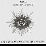 EYE v1 Embroidery