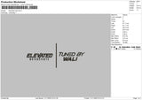 Elevated Embroidery File 6 sizes