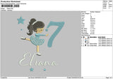 Elianatext Embroidery File 6 sizes