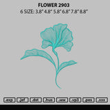 Flower 2903 Embroidery
