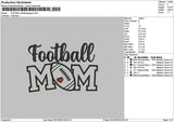 Momtext Ball Embroidery File 6 sizes